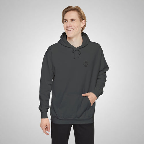 Living Waters Core Emblem Hoodie — Pepper